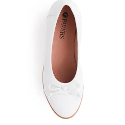 Lightweight Ballet Pumps - White