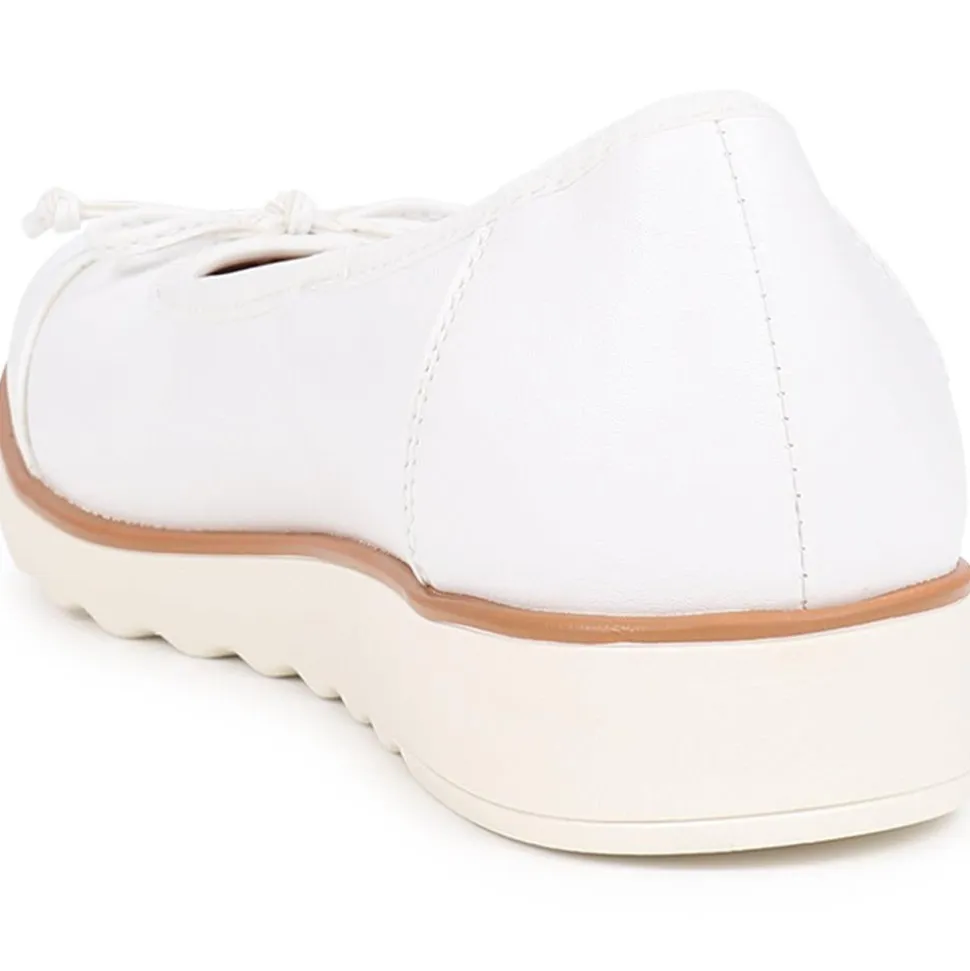 Lightweight Ballet Pumps - White