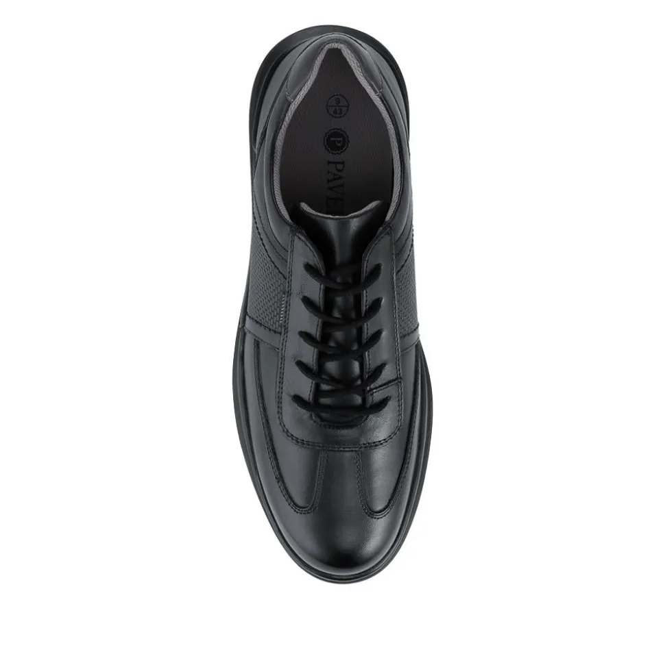 Lightweight Casual Lace Up Shoes - Black
