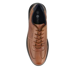 Lightweight Casual Lace Up Shoes - Tan