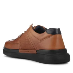 Lightweight Casual Lace Up Shoes - Tan