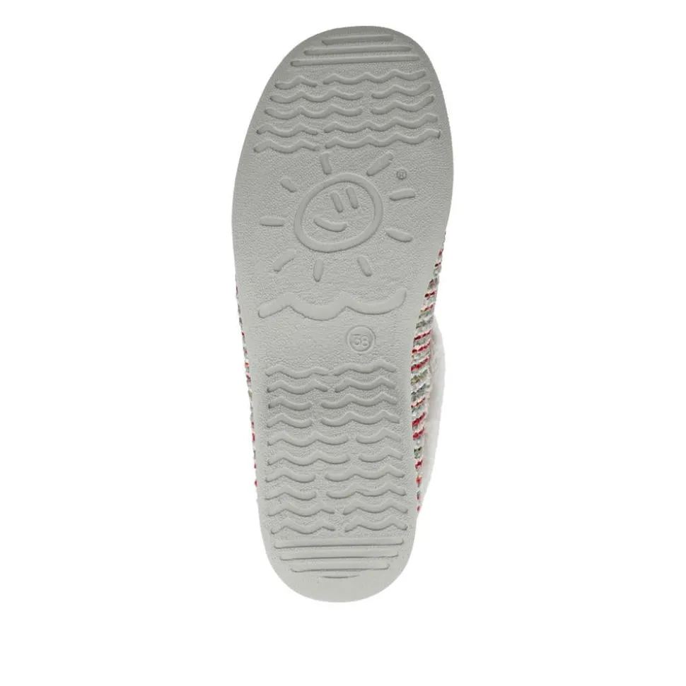 Lightweight Comfy Full Slippers - Grey Multi