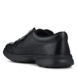Lightweight Cushioned Casual Laced Shoes - Black