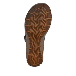 Lightweight Cushioned Leather Mules - Navy