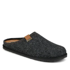 Lightweight Durable Mule Slippers - Charcoal