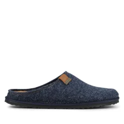 Lightweight Durable Mule Slippers - Navy