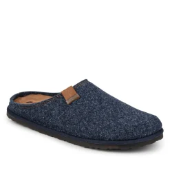 Lightweight Durable Mule Slippers - Navy