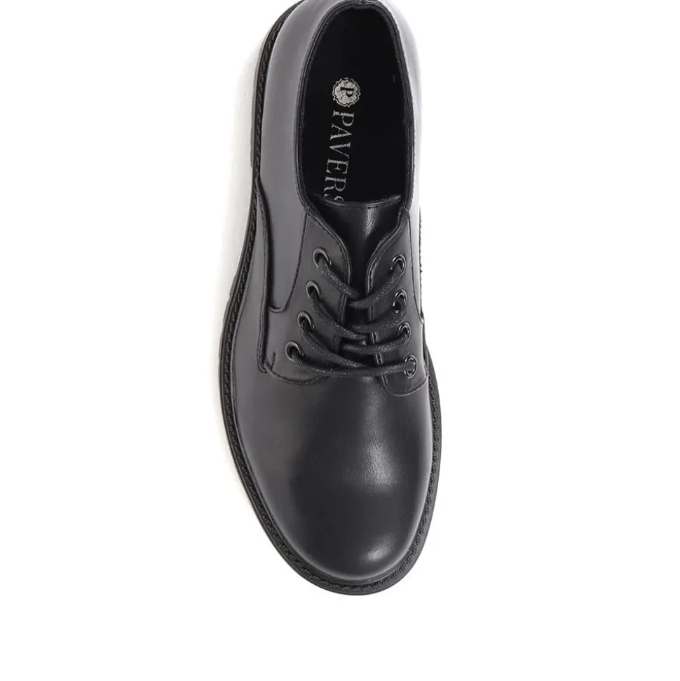 Lightweight Lace Up Shoes - Black