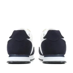 Lightweight Lace-Up Trainers - White Multi