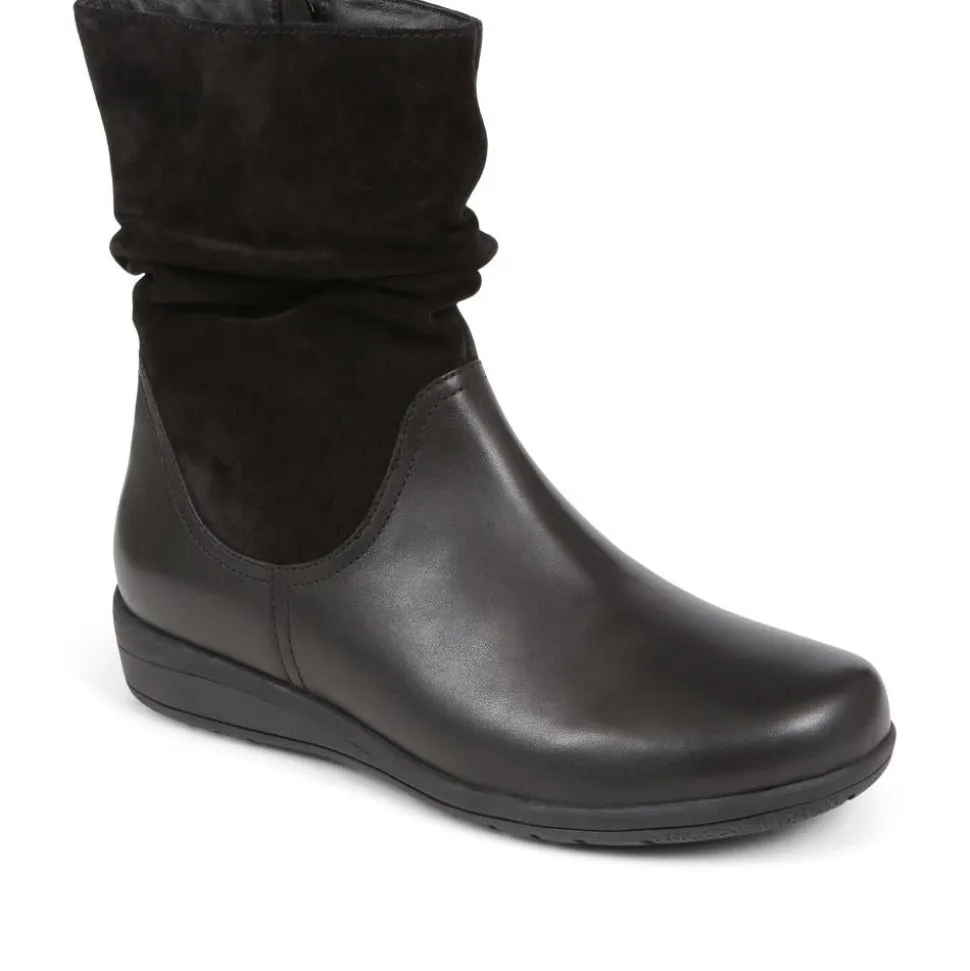 Lightweight Leather Boots - Black