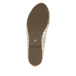 Lightweight Leather Pumps - Gold
