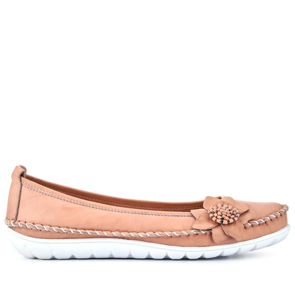 Lightweight Leather Pumps - Rose