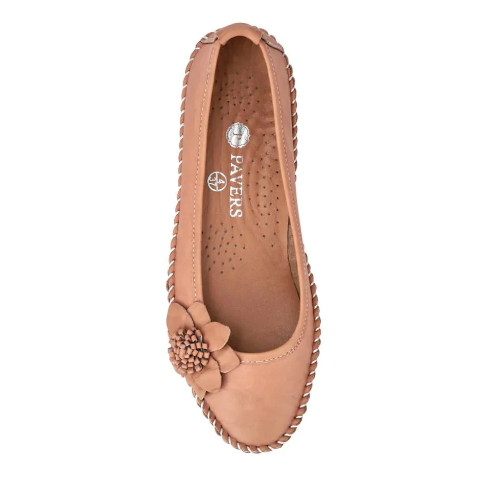 Lightweight Leather Pumps - Rose
