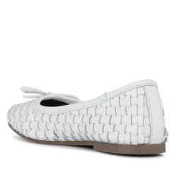 Lightweight Leather Pumps - White