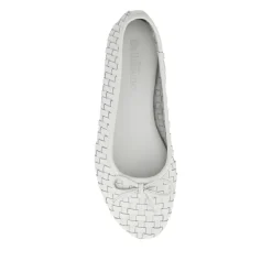 Lightweight Leather Pumps - White