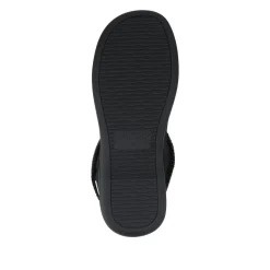 Lightweight Memory Foam Slipper Boots - Black