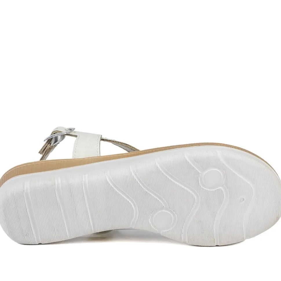 Lightweight Slingback Sandals - White