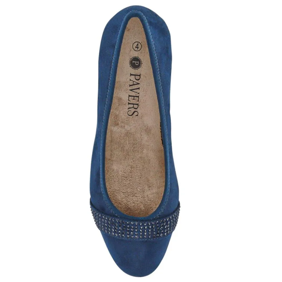 Lightweight Slip-On Court Shoes - Navy