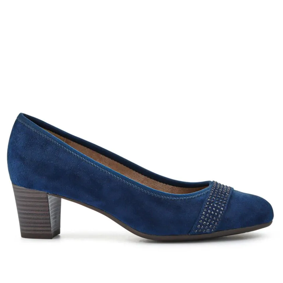 Lightweight Slip-On Court Shoes - Navy