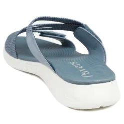 Lightweight Slip On Mule Sandals - Blue