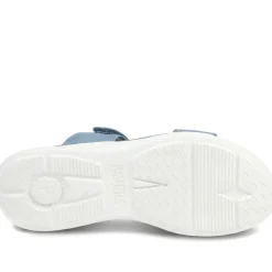 Lightweight Slip On Mule Sandals - Blue