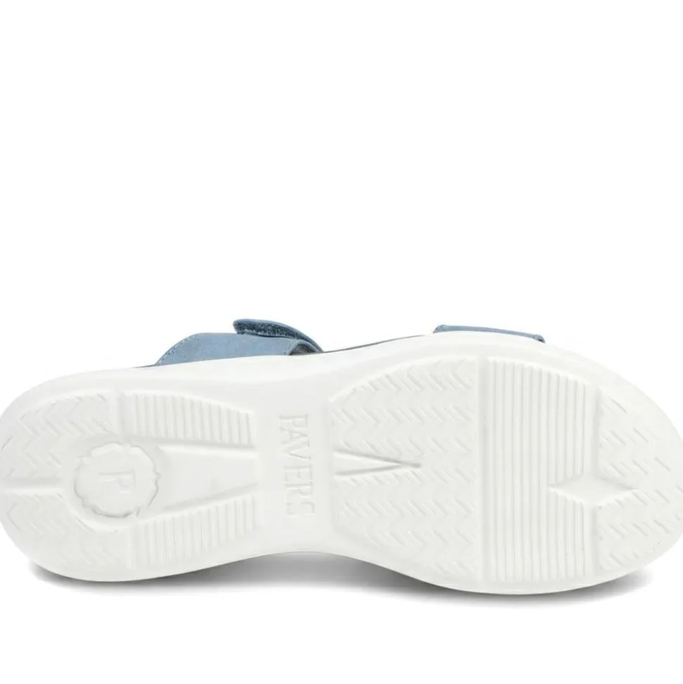 Lightweight Slip On Mule Sandals - Blue