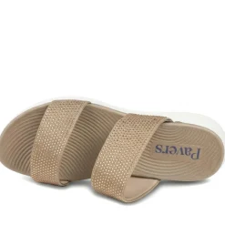Lightweight Slip On Mule Sandals - Bronze
