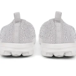 Lightweight Slip On Pumps - Light Grey
