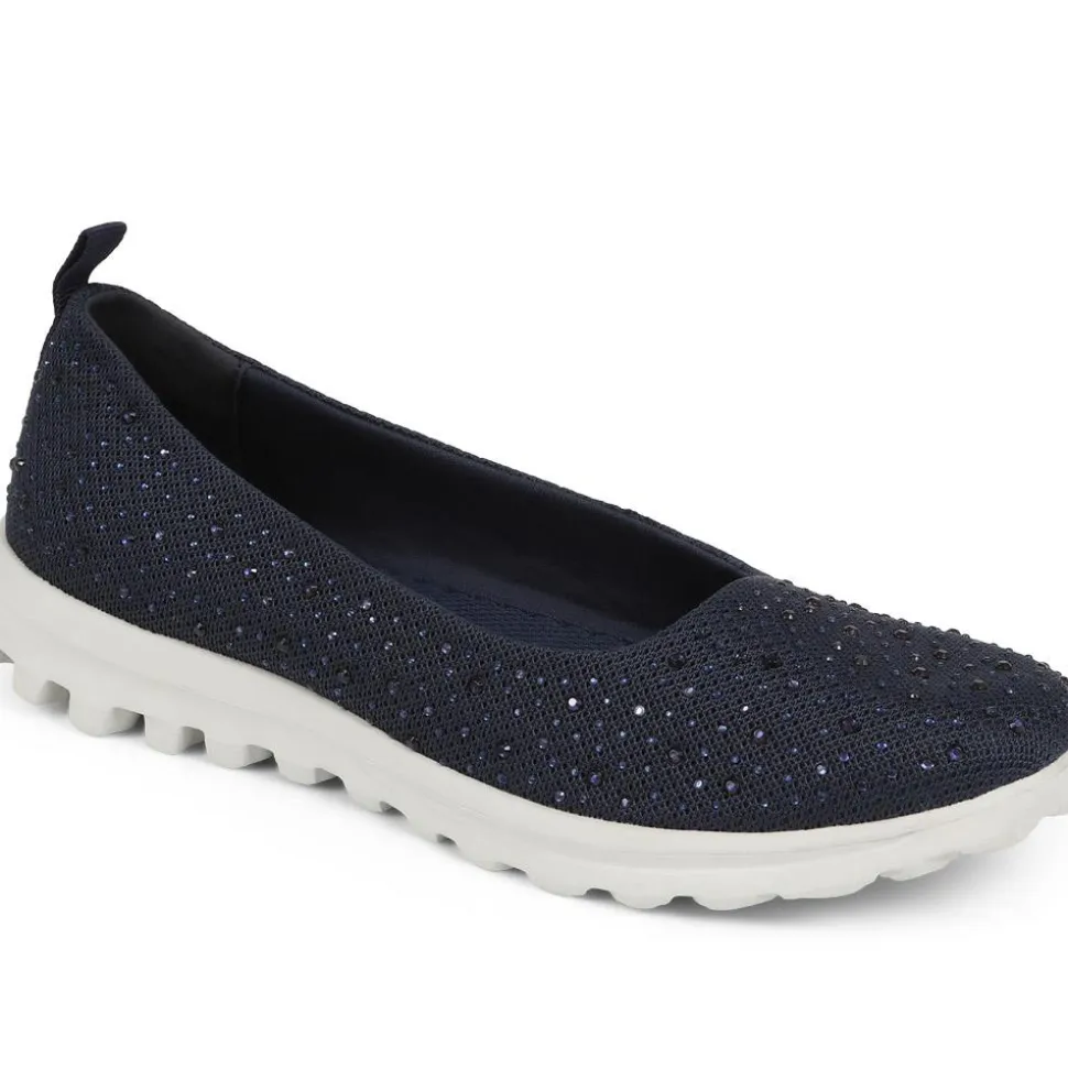 Lightweight Slip On Pumps - Navy