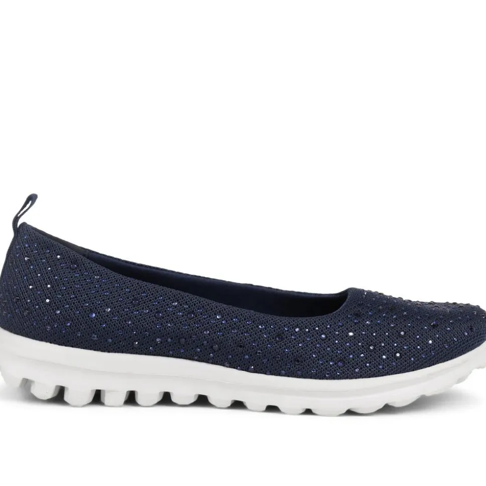 Lightweight Slip On Pumps - Navy