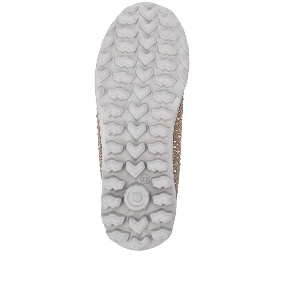 Lightweight Slip On Pumps - Taupe