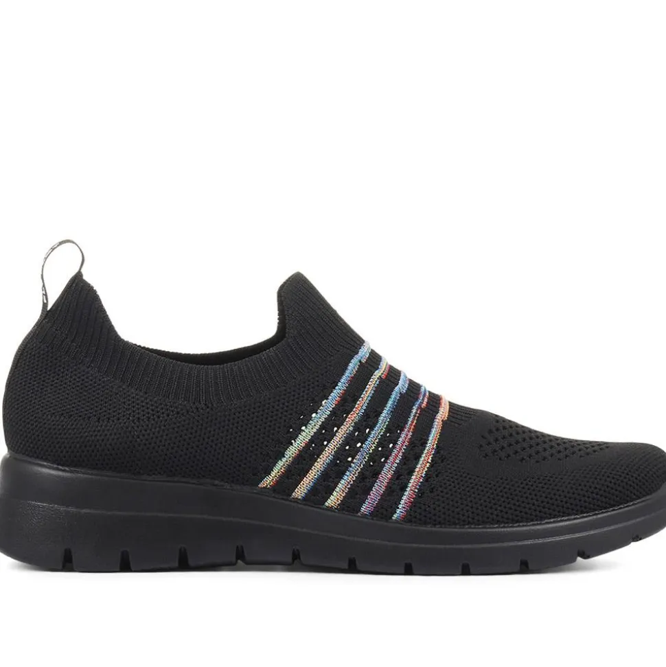 Lightweight Slip On Trainers - Black