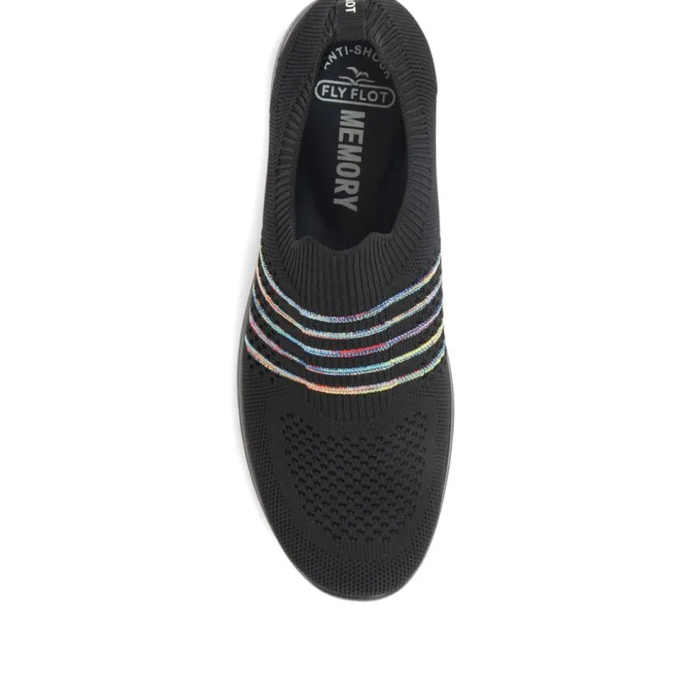 Lightweight Slip On Trainers - Black