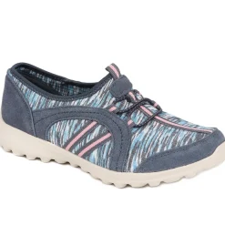 Lightweight Slip-On Trainers - Denim