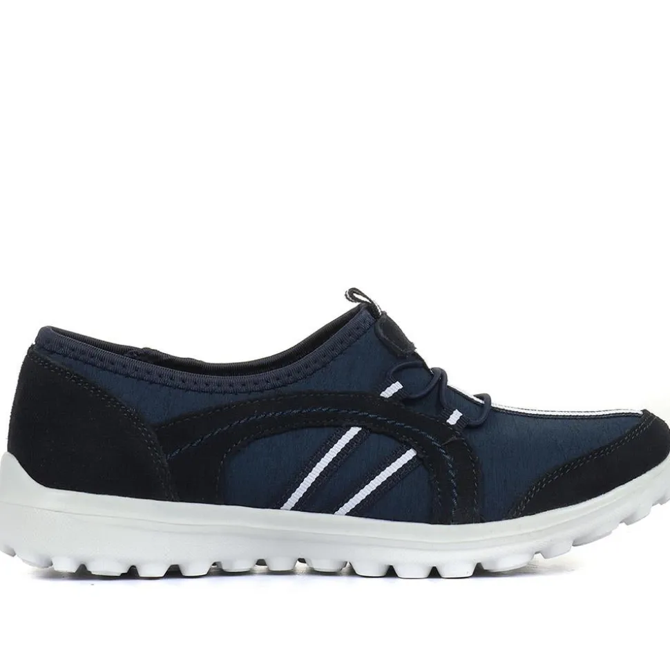 Lightweight Slip-On Trainers - Navy