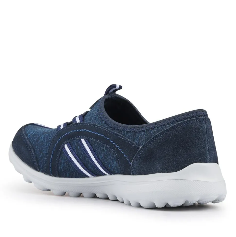 Lightweight Slip-On Trainers - Navy