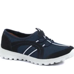 Lightweight Slip-On Trainers - Navy