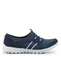 Lightweight Slip-On Trainers - Navy