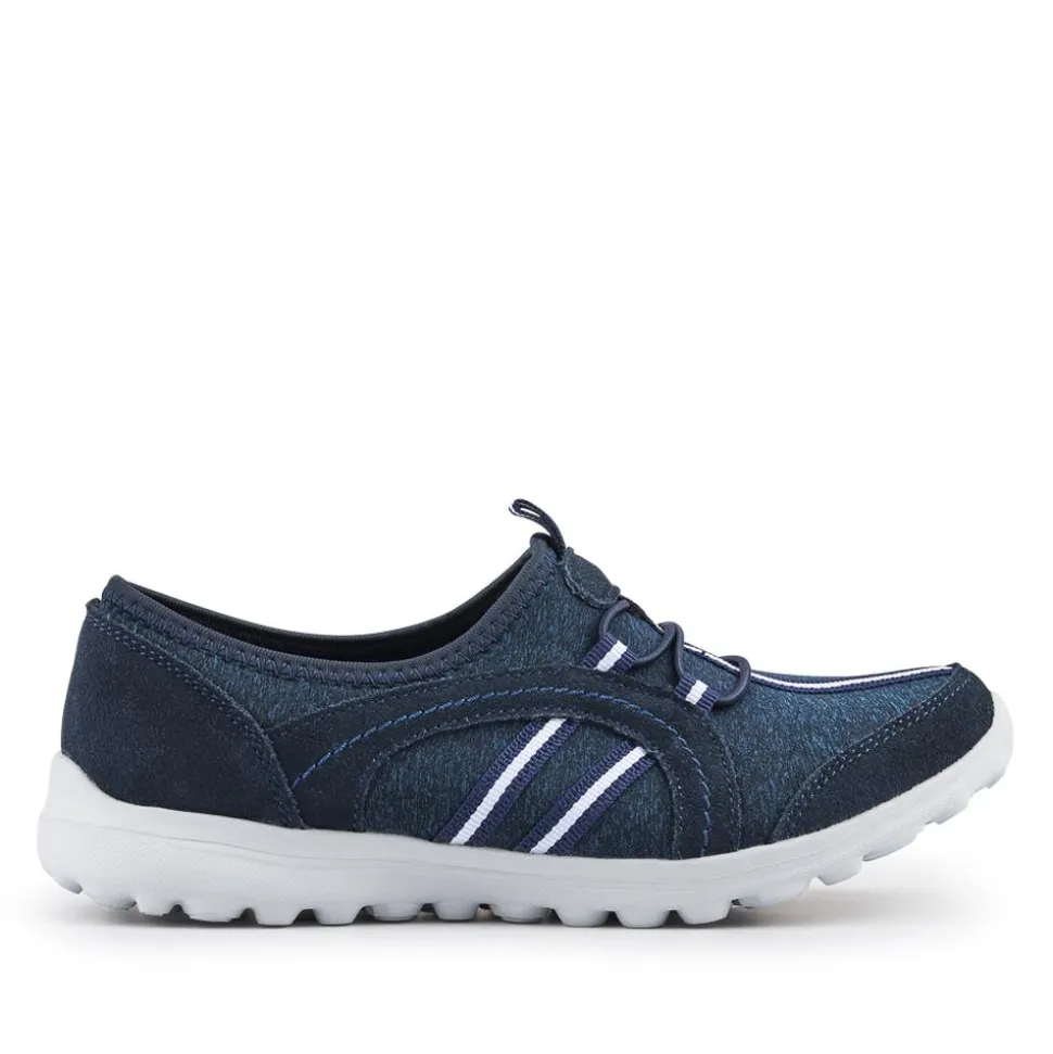 Lightweight Slip-On Trainers - Navy