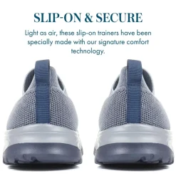 Lightweight Slip-On Trainers - Navy
