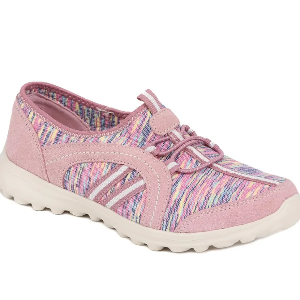 Lightweight Slip-On Trainers - Pink