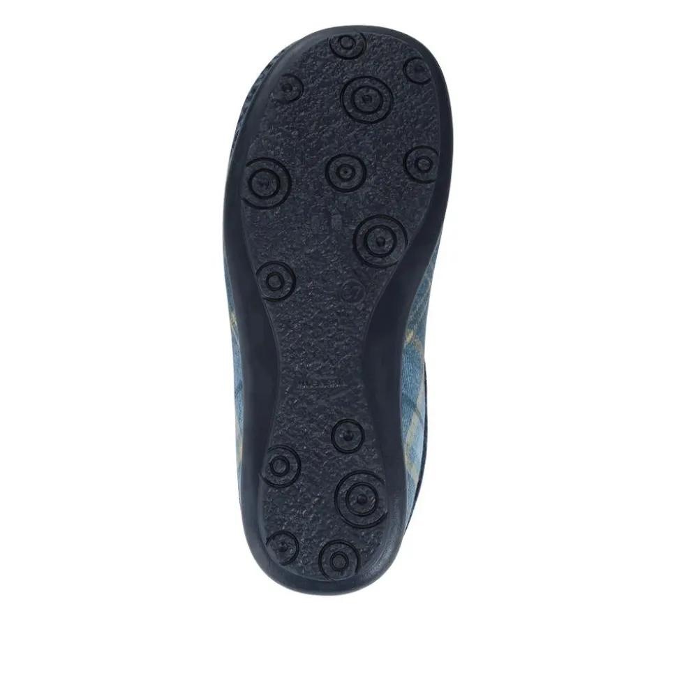 Lightweight Velour Dog Slippers - Navy