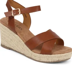 Lightweight Wedge Espadrilles - Tan