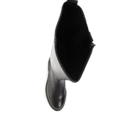 Link Chunky Knee High Boots - Black