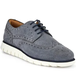 LondonCity2 Brogue Derby Shoes - Grey Suede