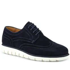 LondonCity2 Brogue Derby Shoes - Navy Suede