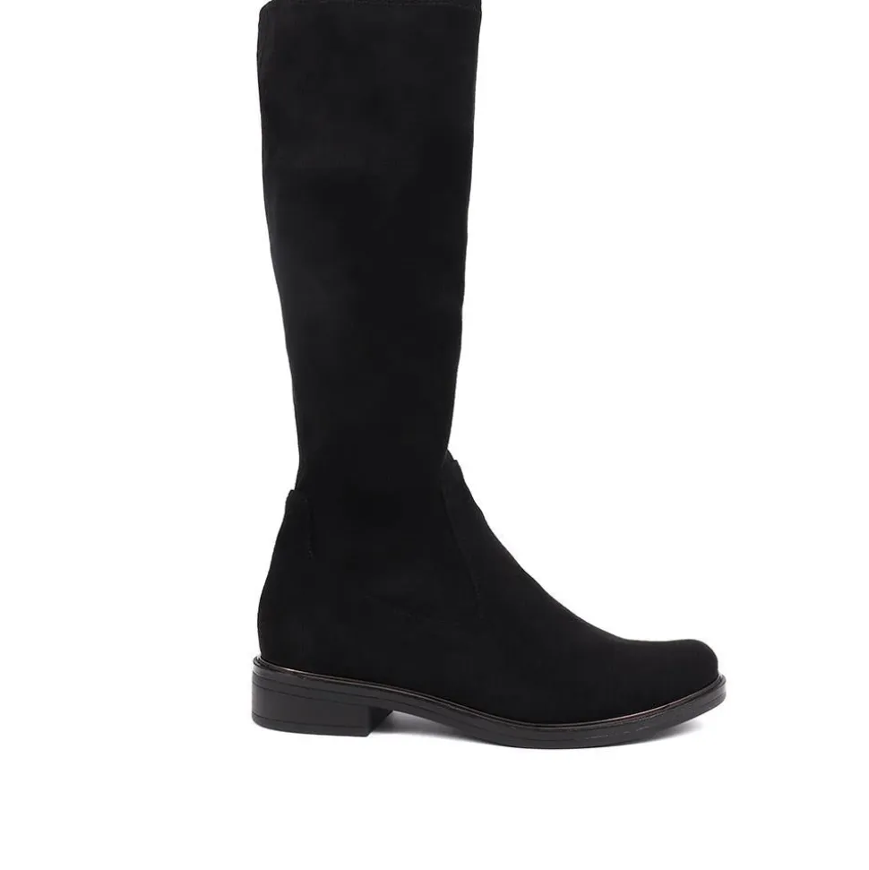 Long Calf Boots - Black