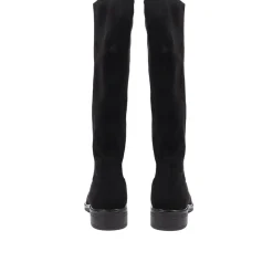 Long Calf Boots - Black
