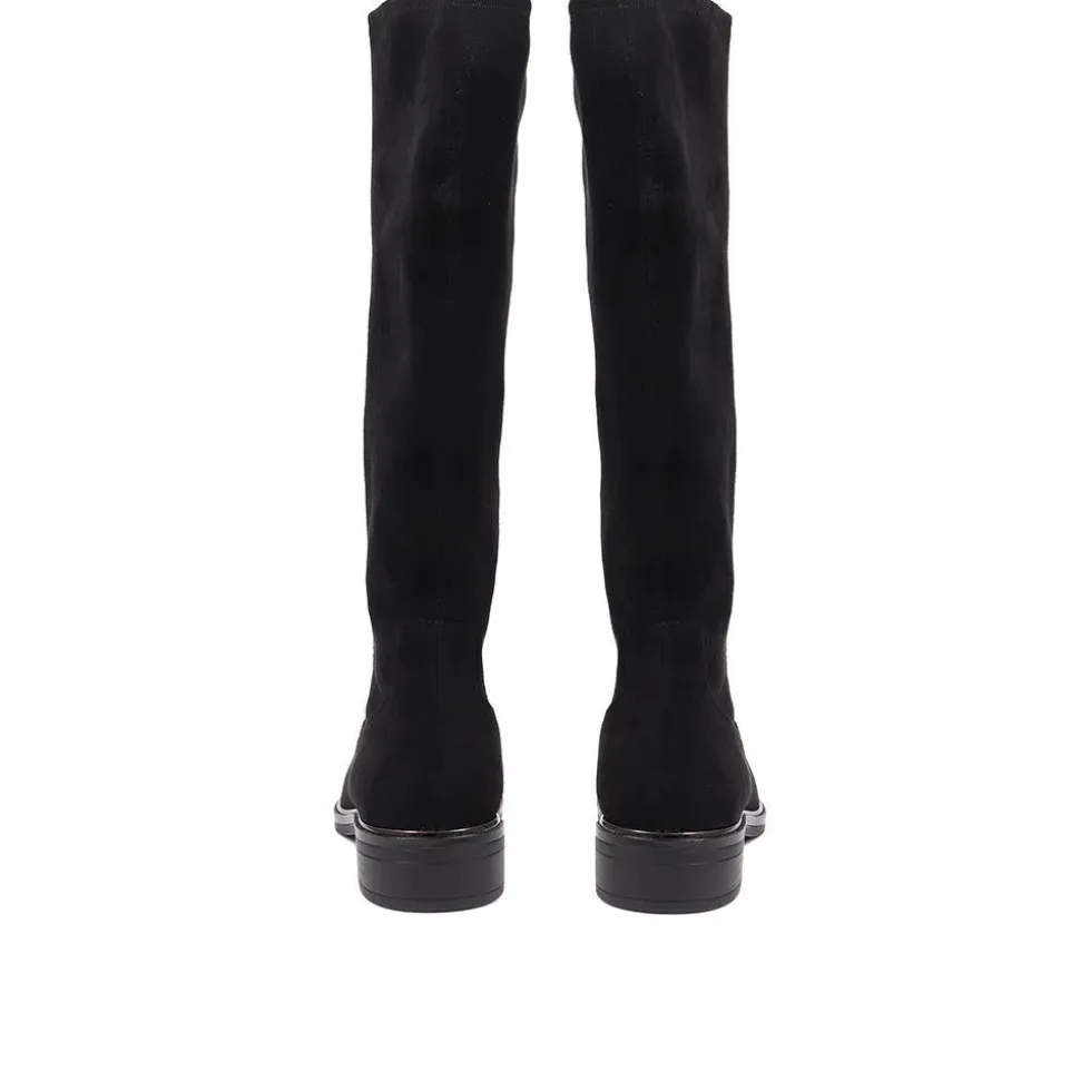 Long Calf Boots - Black