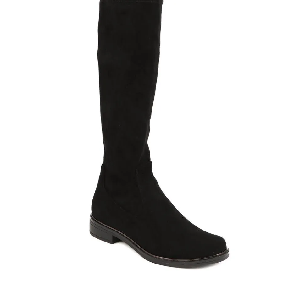 Long Calf Boots - Black